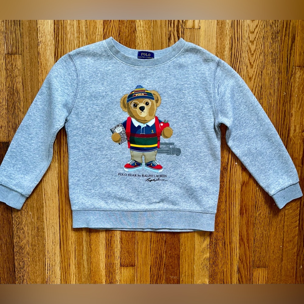 Ralph Lauren Polo Bear Gray Sweatshirt